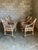 Mid-Century Modern 1970s Elinor McGuire for McGuire Target Back Bamboo, Cane, and Leather Armchairs- Set of 4 For Sale - Image 3 of 12