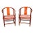Late 20th Century Brueton, Stanley J. Friedman Tsu Chair, Pair For Sale