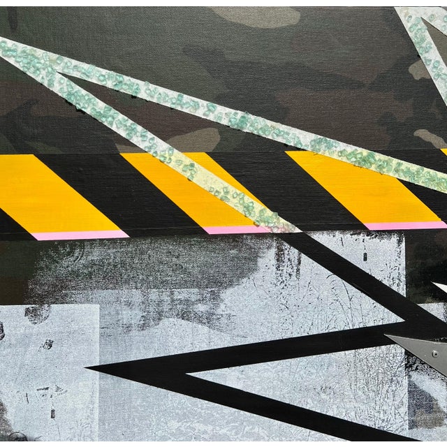 Ryan Humphrey, Outsider Ryan Humphrey Street Art Collage, Large Painting Jackson Pollock Photo For Sale - Image 12 of 14