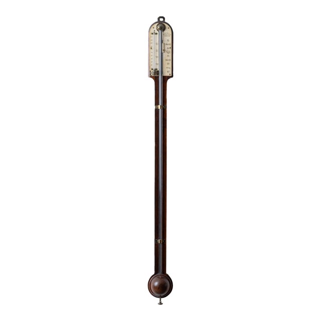 English Stick Barometer by Loftus, London, 19th Century For Sale