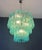 Large Turquoise Murano Glass 3-Tier Tube Chandelier from Venini, 1990s For Sale - Image 11 of 18