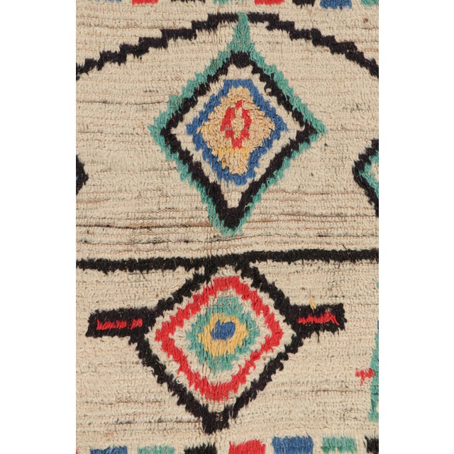 Vintage Moroccan Runner With Polychromatic Geometric Patterns, From Rug & Kilim For Sale In New York - Image 6 of 7