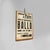 Mid-Century Modern Mid-Century Modern Italian Wooden Advertising Sign, 1970s For Sale - Image 3 of 16