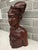 Realism Mid-Century Balinese Hardwood Nobleman Bust – Rare Klungkung Provenance For Sale - Image 3 of 10