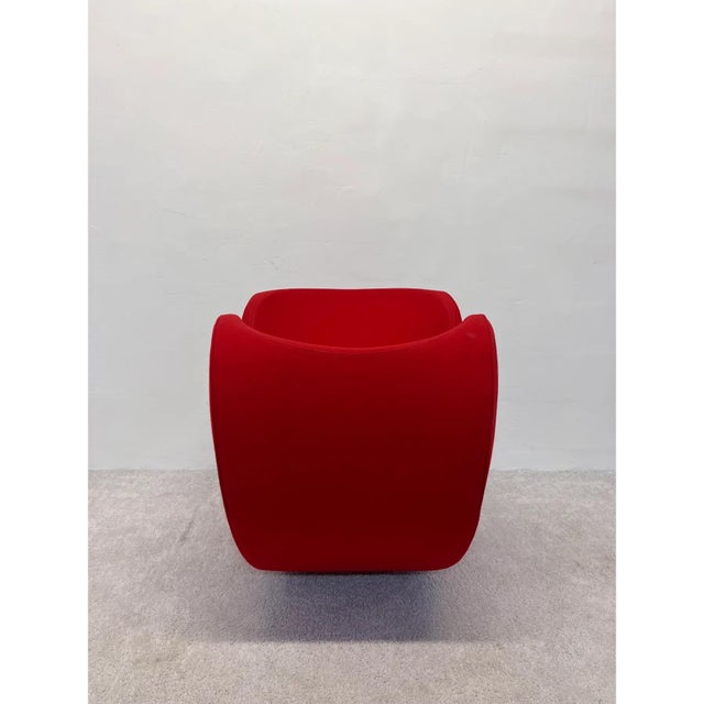 Soft Heart Lounge Chair, Rocking, Red, Ron Arad for Moroso, Italy, 1991. For Sale - Image 12 of 17