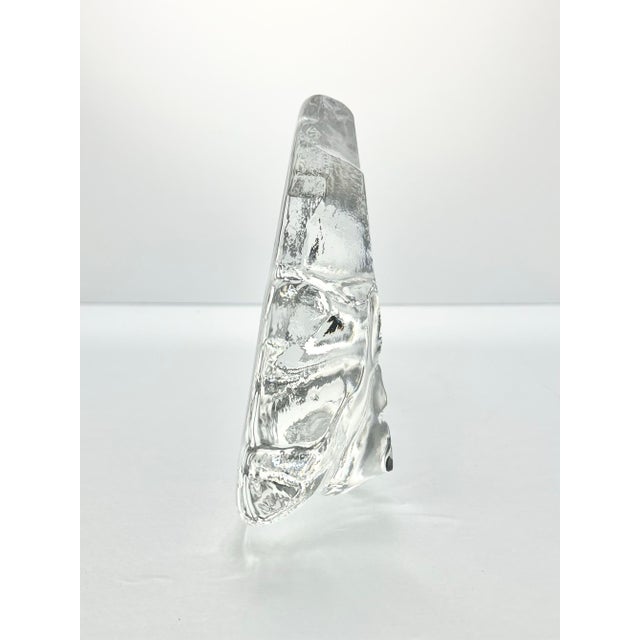 Nautical Mats Jonasson X Målerås Crystal Humpback Whale Paperweight Sculpture For Sale - Image 3 of 8