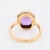 Metal Gold and Amethyst Ring Circa 1850, Size 6.5 For Sale - Image 7 of 7