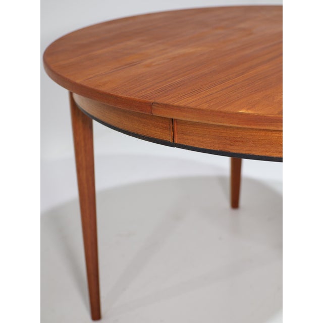 Model 55 Extendable Dining Table in Teak from Omann Jun, Denmark, 1960s For Sale - Image 11 of 18