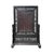 1970s Chinese Orange Blossoms Porcelain Painting Wood Frame Tabletop Screen Art For Sale - Image 5 of 9