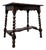 19th Century Antique English Barley-Twist Oak Side Table For Sale