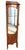 Wood Vintage 20th C Louis XV French Style Bronze Mounted Curio Display Cabinet Vitrine For Sale - Image 7 of 12