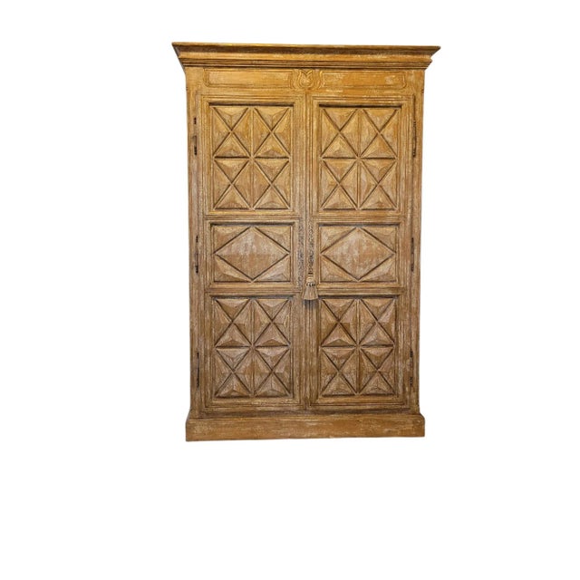 A Large-Scale Rustic-Inspired Armoire, a versatile and visually striking piece that effortlessly blends rustic charm with...