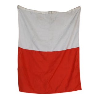 Vintage "H" (Hotel) Nautical Signal Flag For Sale