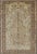 Textile Antique Turkish Oushak Prayer Rug With Flowers in Ivory, Taupe and Cream 4′ × 6′2″ For Sale - Image 7 of 7