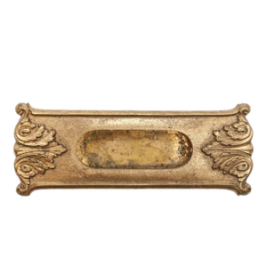 Antique Art Nouveau Reading Brass Window Sash Lift
