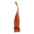Organic Mid Century Wood Sculpture Marked Dinero For Sale