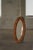 Brutalist Large Oval Wall Mirror in Pine by Glasmäster Markaryd, Sweden, 1960s For Sale - Image 3 of 17