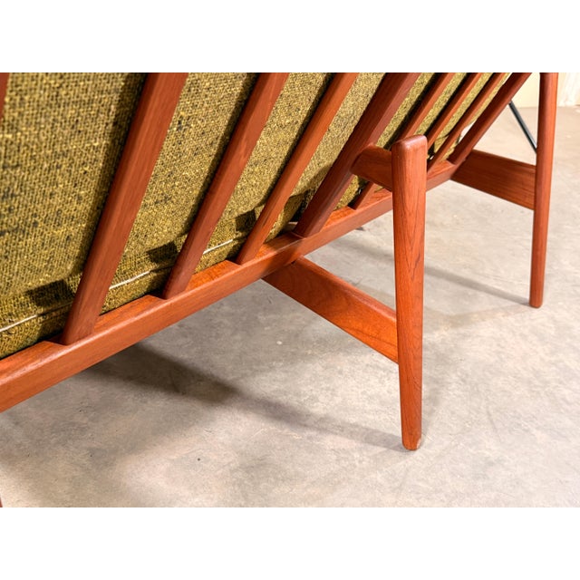 Brown Danish Modern Teak Loveseats by Arne Wahl Iversen for Komfort Denmark, 1960s - A Pair For Sale - Image 8 of 10