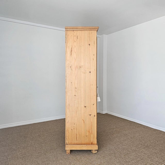 Antique English Pine Single Door Cupboard For Sale - Image 12 of 15