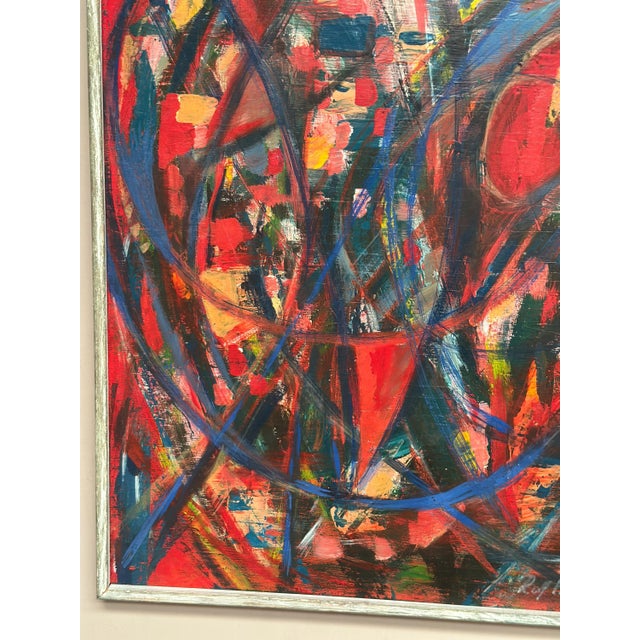 Rolf Andersson, Abstract Composition, 1950s, Oil on Plywood, Framed For Sale - Image 14 of 18