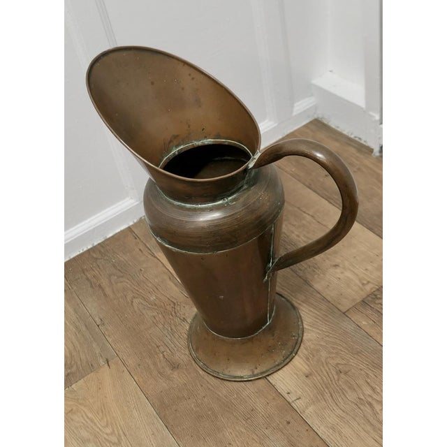 Metal Handmade Copper Jug, 1890s For Sale - Image 7 of 9