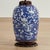Chinese Antique Chinese White and Blue Table Lamps For Sale - Image 3 of 9