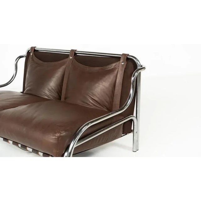 Metal Stringa Sofa attributed to Gae Aulenti, Italy, 1962 For Sale - Image 7 of 18
