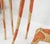 Group of 4 Giraffe Folk Art Rattan Bamboo Straw Hand Painted Animal Sculptures For Sale - Image 13 of 16