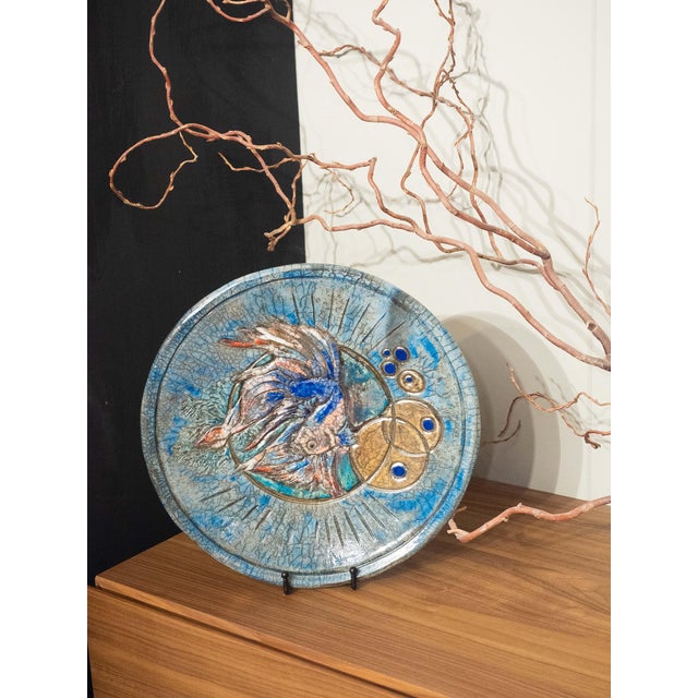 Ceramic Sea Vortex Sculptural Raku Ceramic Centerpiece, 2024 For Sale - Image 7 of 8