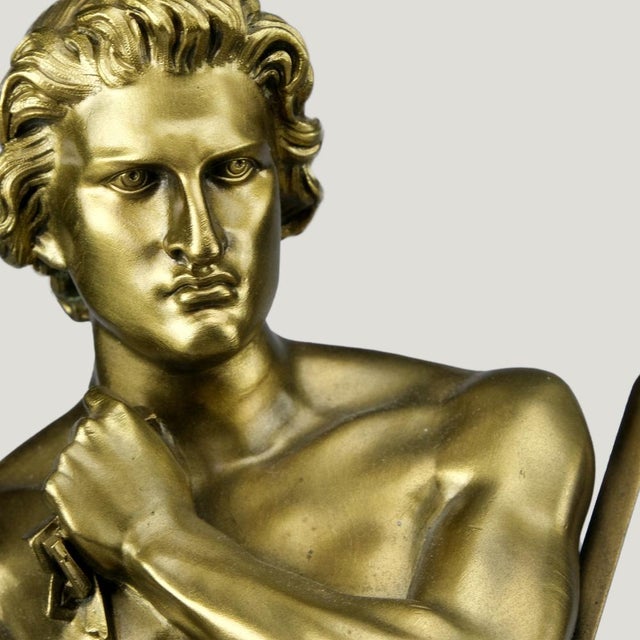 Antique Spartacus Cloxk, 1830 For Sale - Image 4 of 8