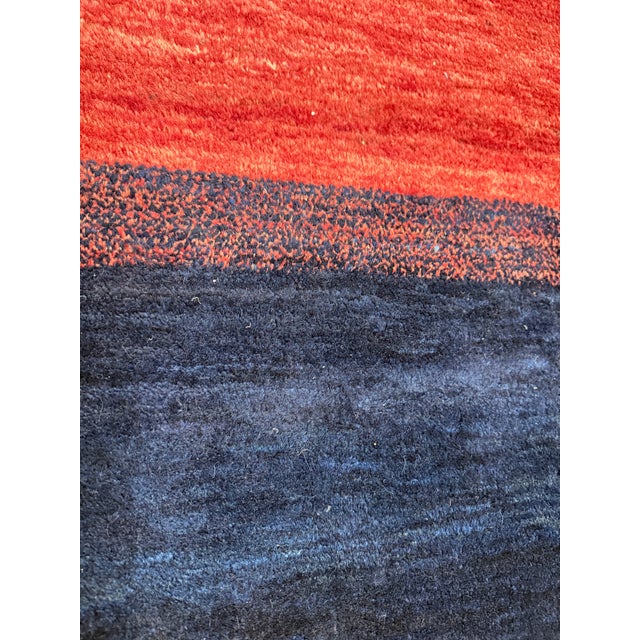 3ft 1in × 4ft 8in Persian Gabbah Striped Area Rug For Sale In San Francisco - Image 6 of 12