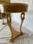This striking 1980s Italian kidney-shaped console table is crafted in richly figured burl wood veneer, displaying the...