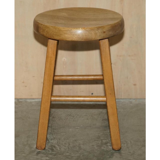 Hand-Carved Oak Table Stools, Set of 4 For Sale - Image 16 of 18
