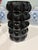 Mid 20th Century Vintage Black Bubble Art Glass Vase in the Style of Kosta Boda For Sale - Image 5 of 9