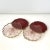 2020s Dwm | Maloos, Wine-Pink Epoxy Resin Hand-Cast Coasters- Set of 4 For Sale - Image 5 of 5