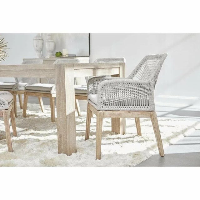 Rustic 102.5" Solid Wood Extendable Dining Table by Essentials for Living For Sale - Image 3 of 7