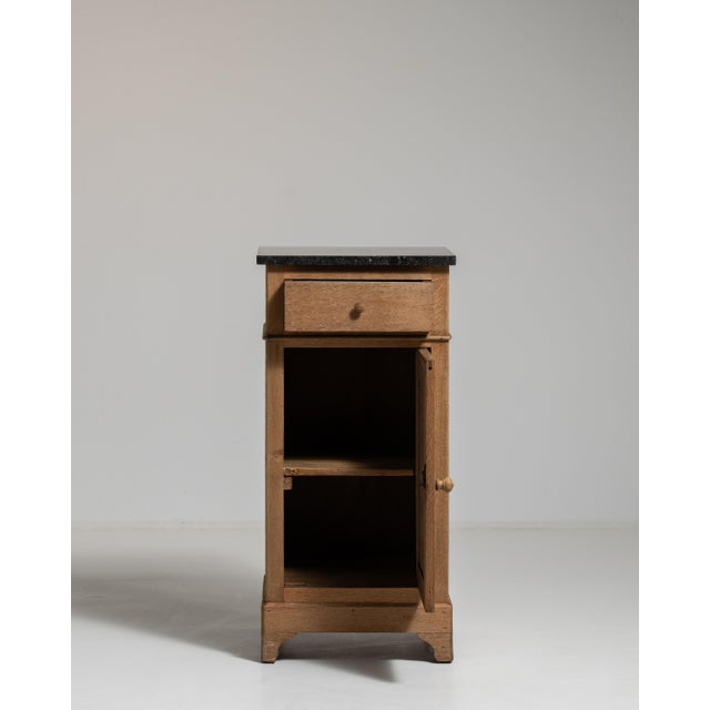 19th Century France Belgian Brown Oak Side Table For Sale - Image 9 of 15
