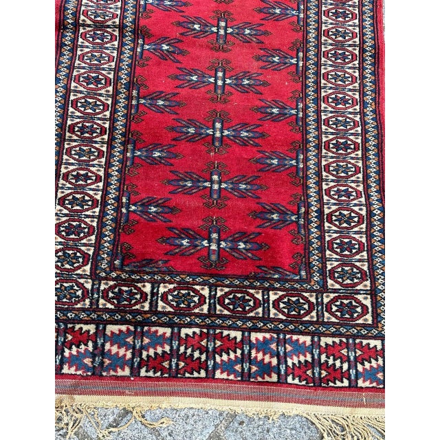 Textile Mid-Century Turkmen Rug, 1940s For Sale - Image 7 of 15