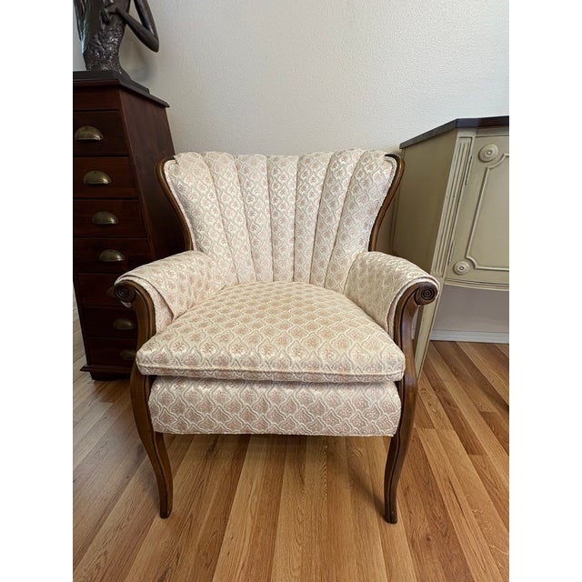 1940s 1940s French Louis XV Upholtersed Lounge Chairs - A Pair For Sale - Image 5 of 7