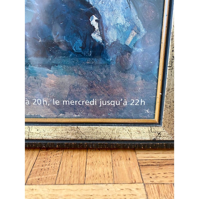 1970s French Original Cézanne Exhibition Poster, Framed For Sale In New York - Image 6 of 8