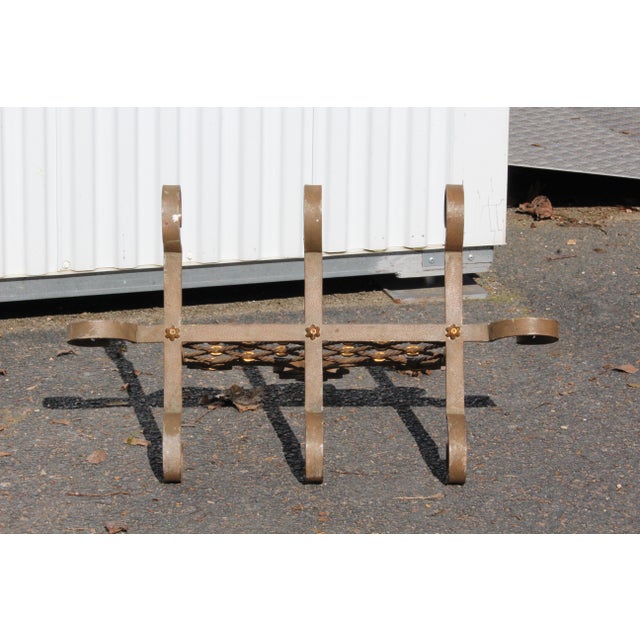 Royal Lily Wrought Iron Grids, Set of 2 For Sale - Image 17 of 18