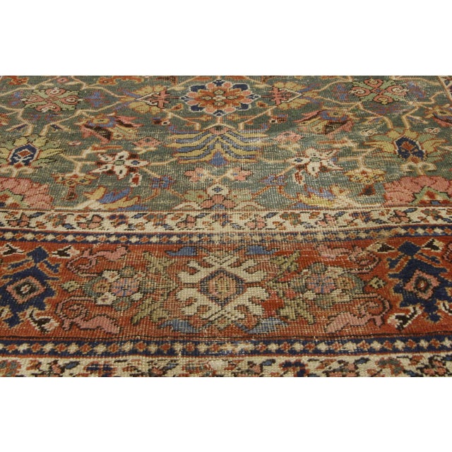 Late 19th Century Persian Sultanabad Rug, 06'10 X 10'10 For Sale In Dallas - Image 6 of 8
