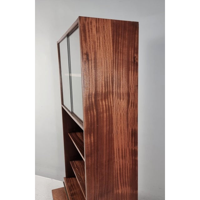 Vintage Bookcase in Beech, 1970s For Sale - Image 4 of 10