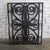 Late 20th Century Gothic Revival Style Architectural Cast Aluminum Decorative Window Panel or Scroll Grate Wall Hanging For Sale - Image 15 of 18