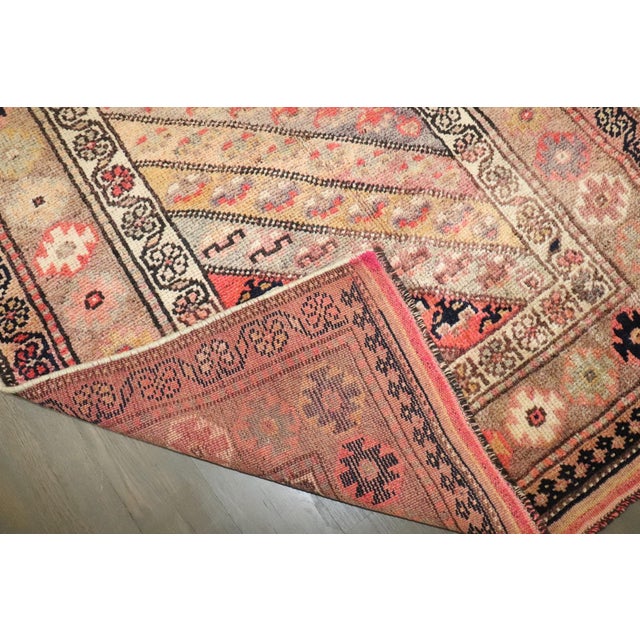 Mid Century Turkish Konya Rug - 3'10" x 7'1" For Sale - Image 4 of 7