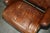 Set of Brown Leather Lounge Armchair and Ottoman with Bentwood Frame from Artsome For Sale - Image 11 of 18