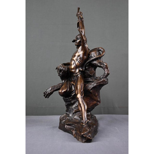 Bronze of a Warrior, 1970s For Sale - Image 10 of 18