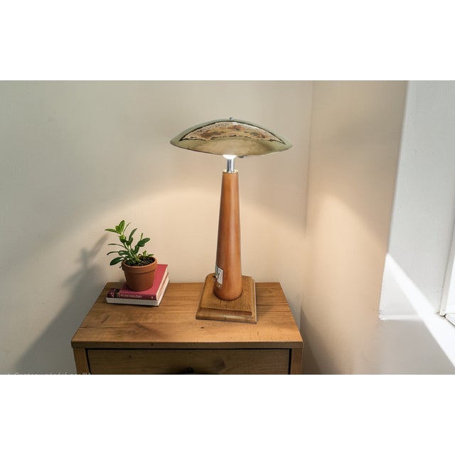 Vintage Table Lamp in Wood, 1970 For Sale - Image 16 of 18