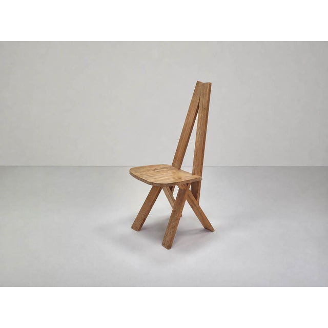 Model S45 Chlacc Wood Chair by Pierre Chapo, 1979 For Sale - Image 18 of 18