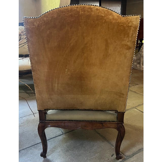 9th Century French Louis XV-style Armchair With Floral Needlepoint Tapestry For Sale - Image 12 of 15